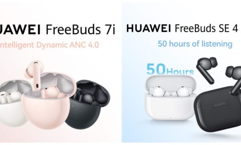 Huawei’s New Earbuds Split the Difference, One Prioritizes Premium Sound and the Other Battery Life