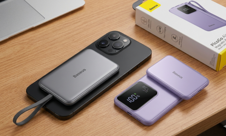 Baseus PicoGo Air Challenges Xiaomi With A 6.9 Mm Magnetic Power Bank