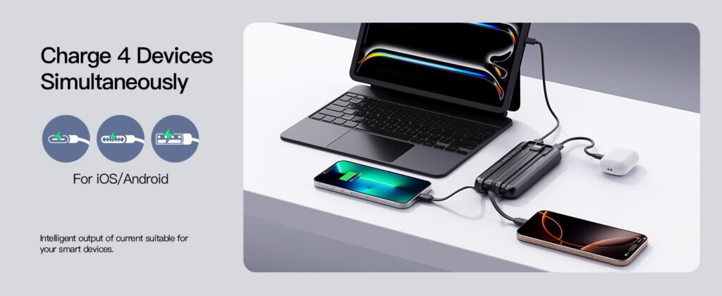 This Unusual Power Bank Can Split in Two and Charge 4 Devices at Once