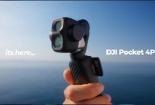 DJI Osmo Pocket 4P Brings Dual Cameras And 4K 240fps To A Saku Body