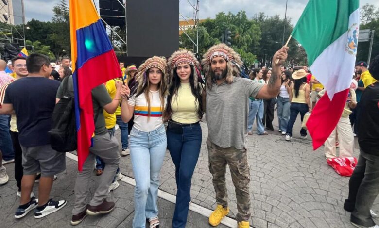 Colombian and Mexican Fans Turn Guadalajara’s World Cup Banderazo Into a Display of Unity