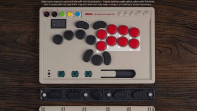 8BitDo’s New Arcade Controller Pro Packs a Screen, More Controls, and Hot-Swappable Switches