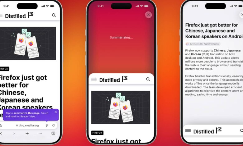Firefox Brings Shake-to-Summarize to Android, but the Rollout Still Looks Uneven