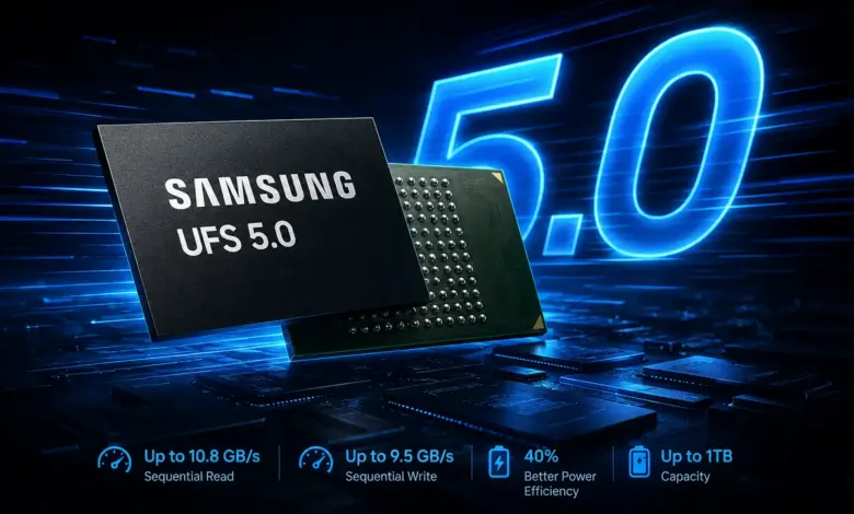 Samsung’s UFS 5.0 Could Redefine Galaxy Speed, AI and Storage Get a Major Lift