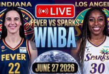 Sparks vs Fever on June 27, How to Watch the WNBA Matchup Live