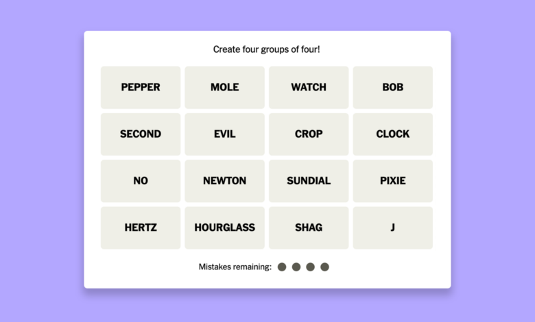 Connections Puzzle #1111 Turns Deceptive, One Letter Makes the Hardest Category