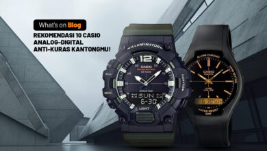 Casio’s Silent Digital Watch, The Alarm Vibrates for Up to 10 Years