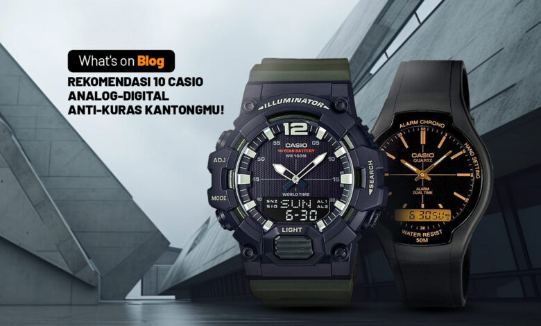 Casio’s Silent Digital Watch, The Alarm Vibrates for Up to 10 Years