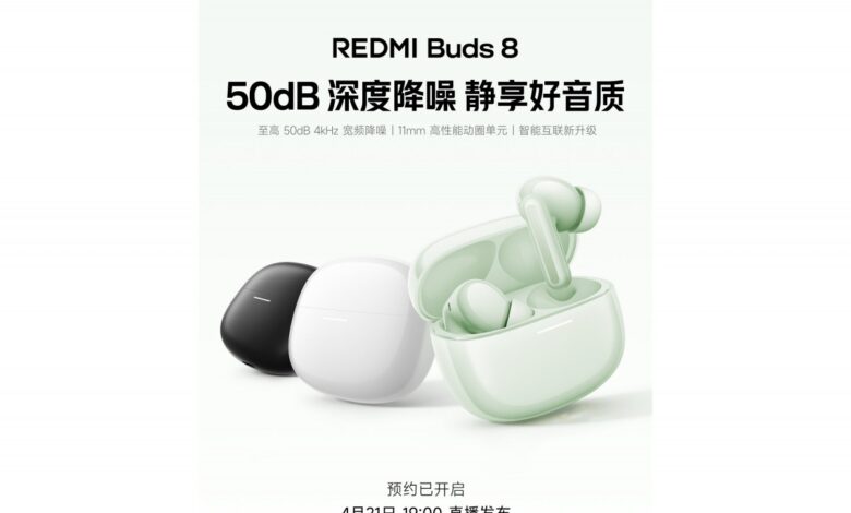 REDMI Buds 8 Brings 50 dB ANC and 44-Hour Battery to the Rp699,000 Class