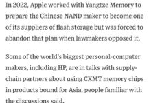 Apple Turns to CXMT as Memory Crunch Tightens, Despite Pentagon Blacklist