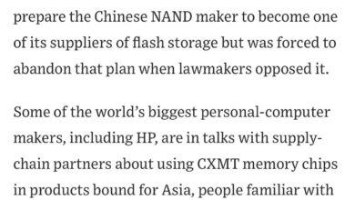 Apple Turns to CXMT as Memory Crunch Tightens, Despite Pentagon Blacklist